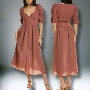 NEW Ted Baker Angeia Maxi Dress in Dusty Rose $325